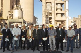 La presidenta junto a Boudou y Giorgi inauguraron la nueva fábrica de cementos Avellaneda con una inversión de US$ 85 M