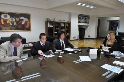 Giorgi analizó, junto a directivos de la Agencia de Cooperación Internacional de Japón, proyectos para el desarrollo de baterías de litio